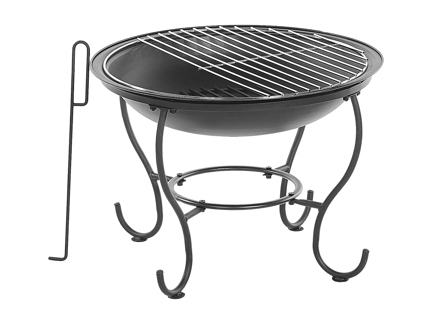 Grill vuurplaats NEGARA Metaal Zwart