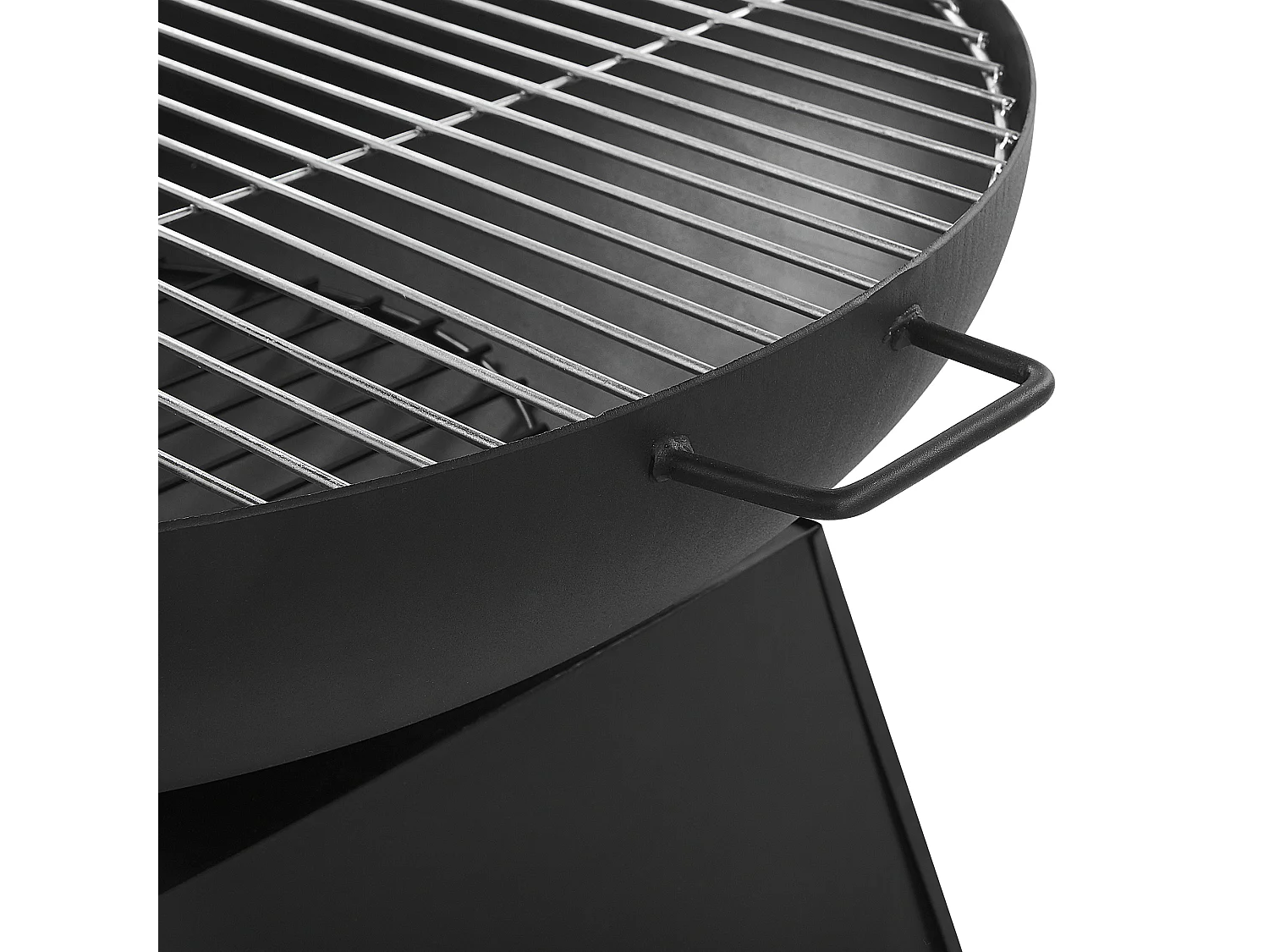 Foyer avec grille SEMERU Métal Noir