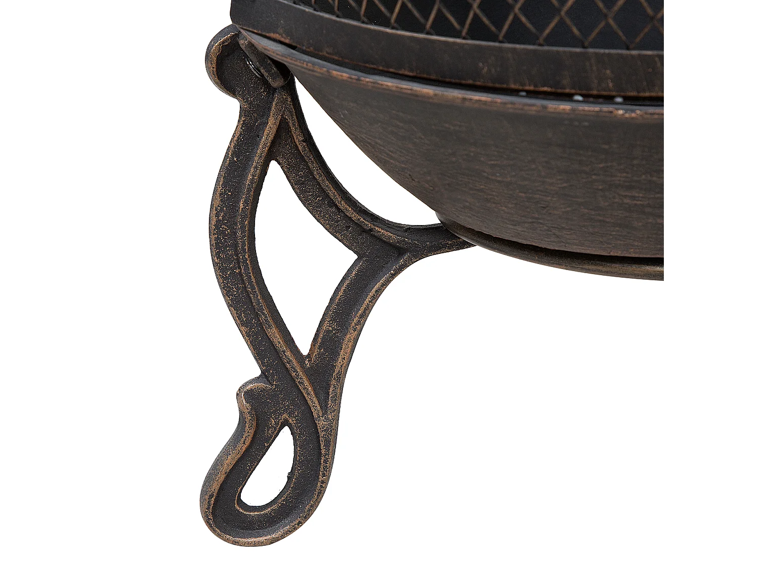 Foyer avec grille TACORA Métal Noir