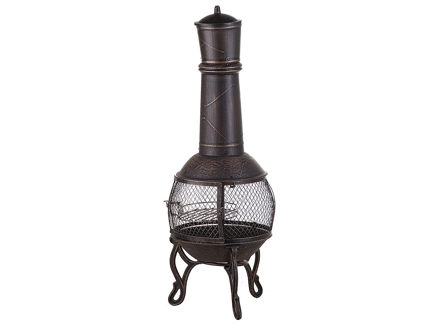 Foyer avec grille TACORA Métal Noir