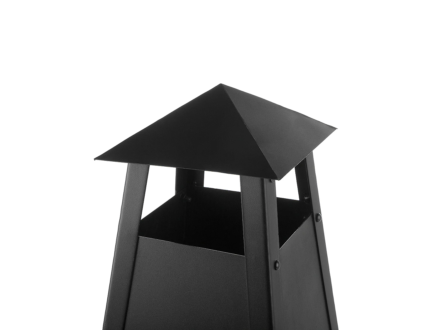 Feuerstelle YASUR Metall Schwarz
