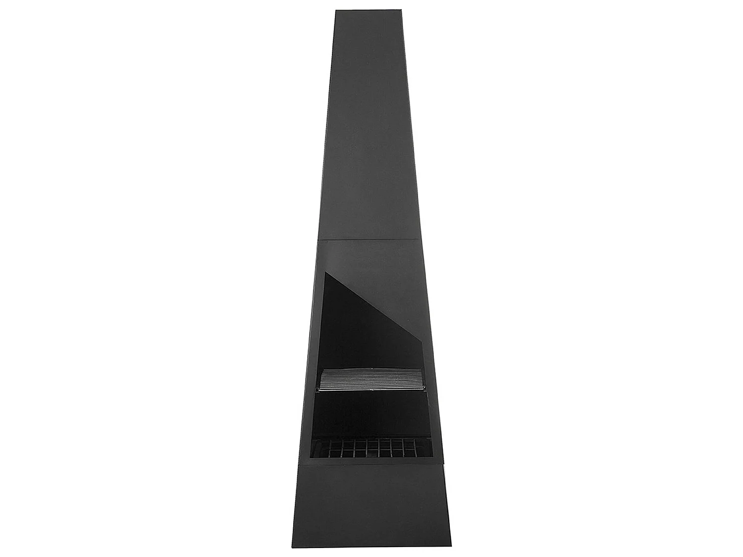 Foyer avec grille YATE Métal Noir