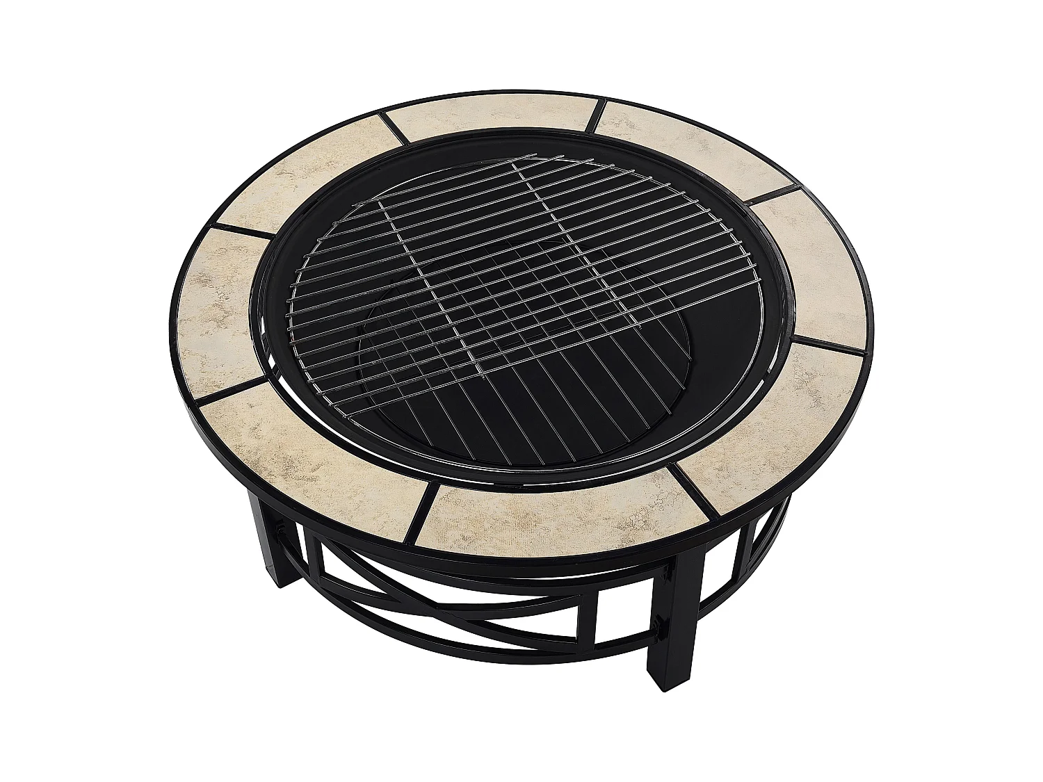 Grill vuurplaats HIERRO Metaal Zwart