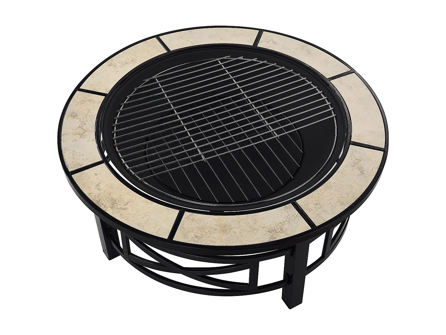 Grill vuurplaats HIERRO Metaal Zwart