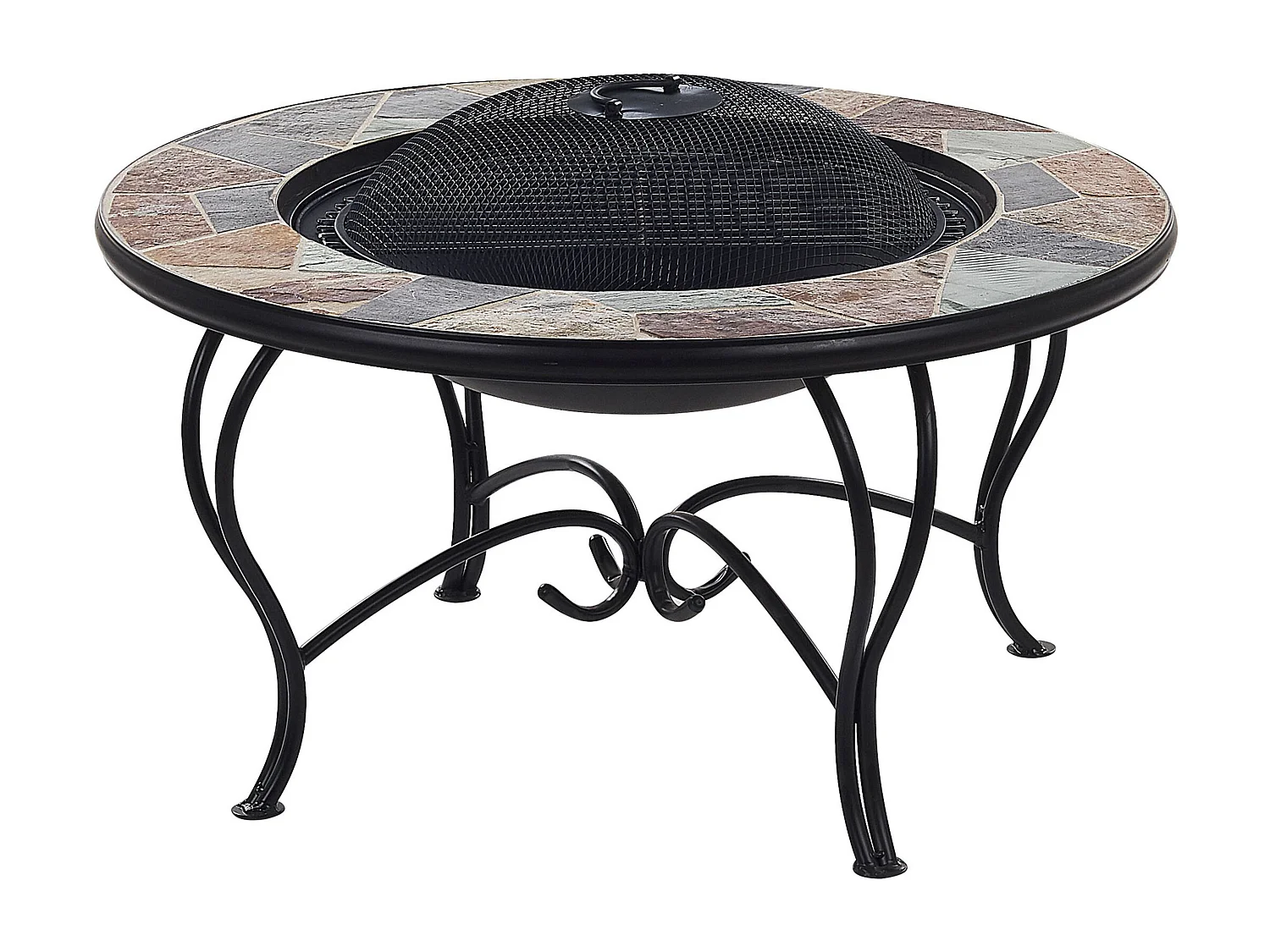 Foyer avec grille EREBUS Métal Noir