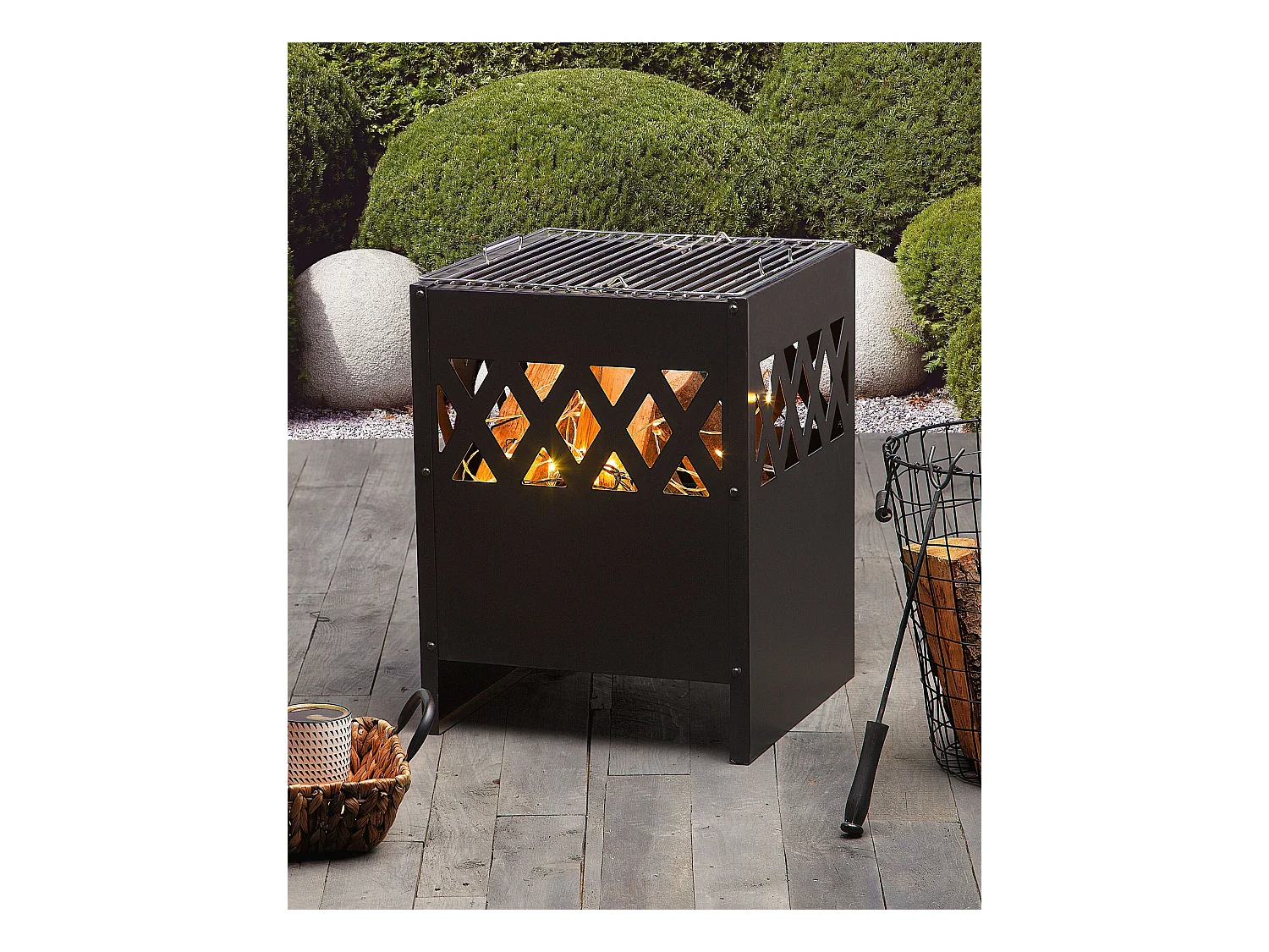 Grill vuurplaats SHIGA Metaal Zwart