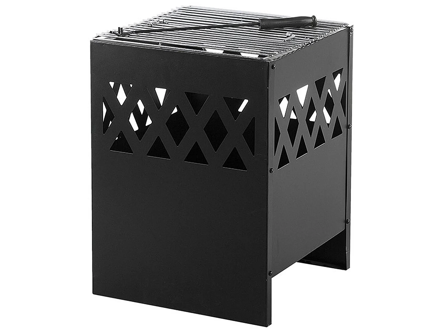 Grill-Feuerstelle SHIGA Metall Schwarz
