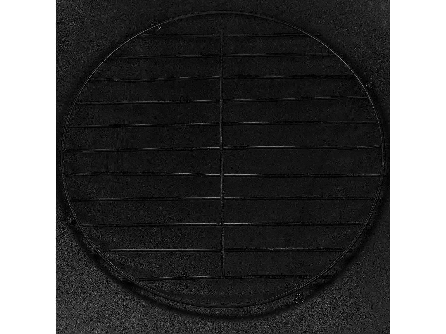 Lareira de jardim SEMPU Metal Preto