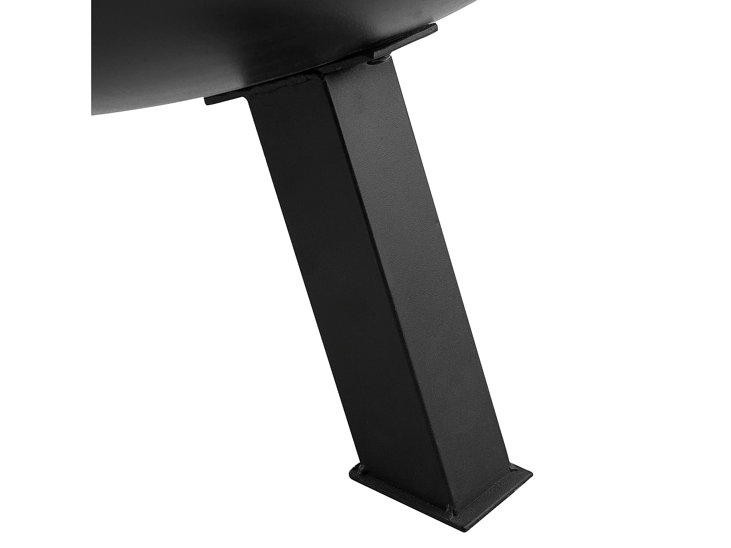 Feuerstelle Rund Schwarz Stahl Modern Gartengrill Sempu