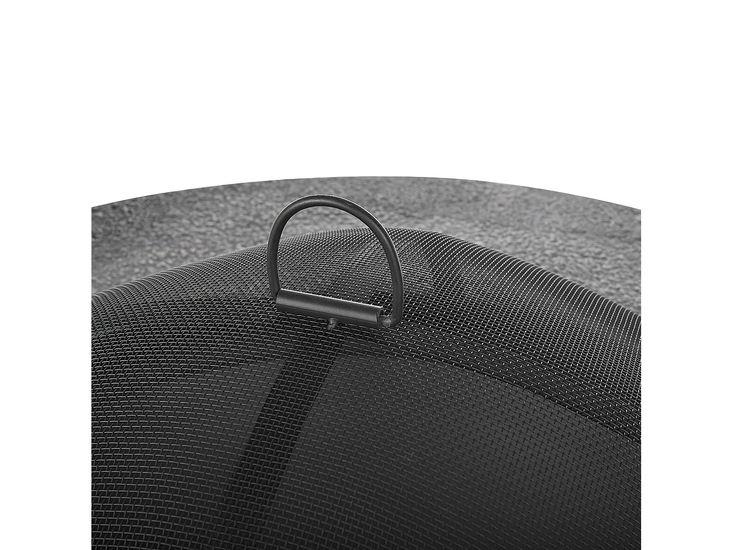 Foyer avec grille TAMBORA Béton Gris