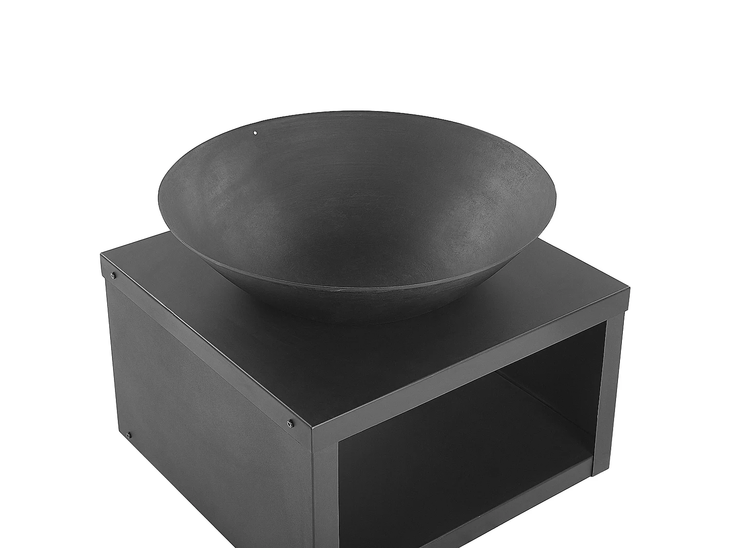 Feuerstelle TANARA Metall Schwarz