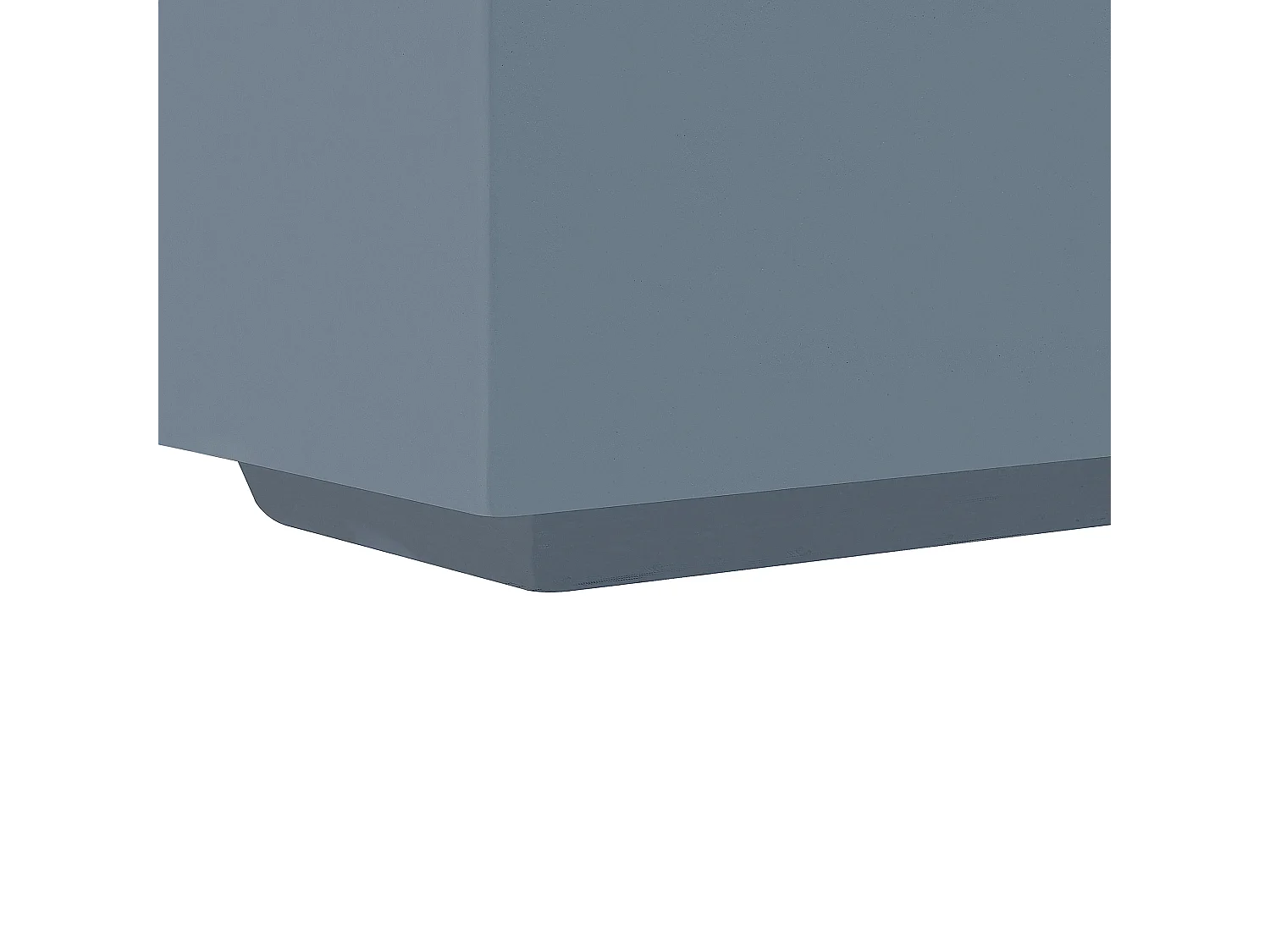 Stilvolle Feuerstelle Leichtbeton/Edelstahl rechteckig graphit grau Pavo