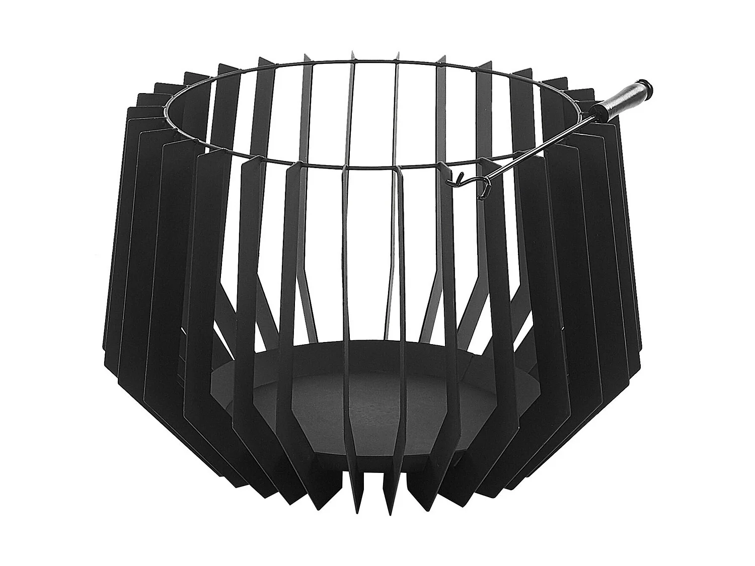 Vuurkorf staal zwart UBINAS