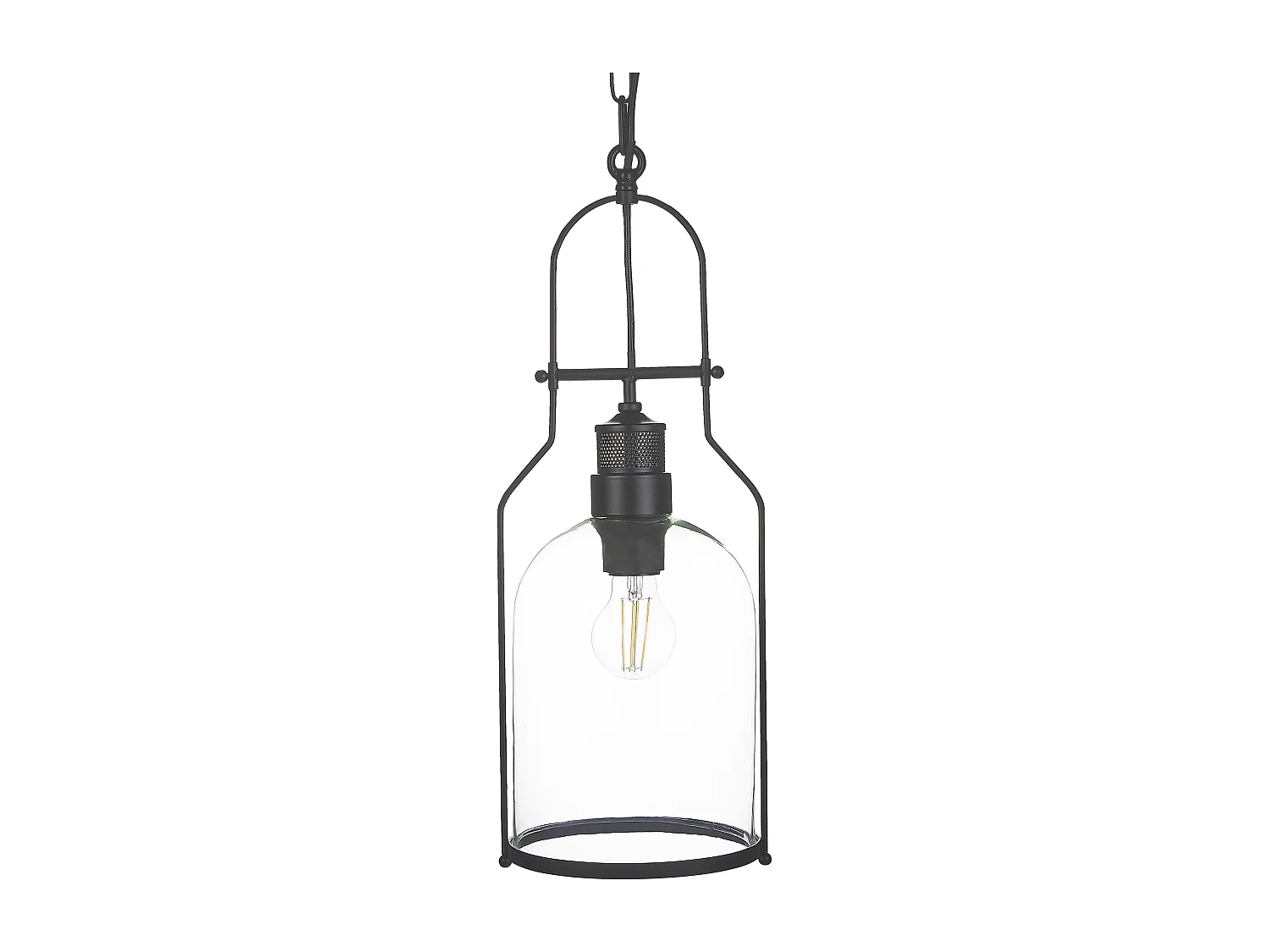 Lampe suspension BASHILO Métal Noir
