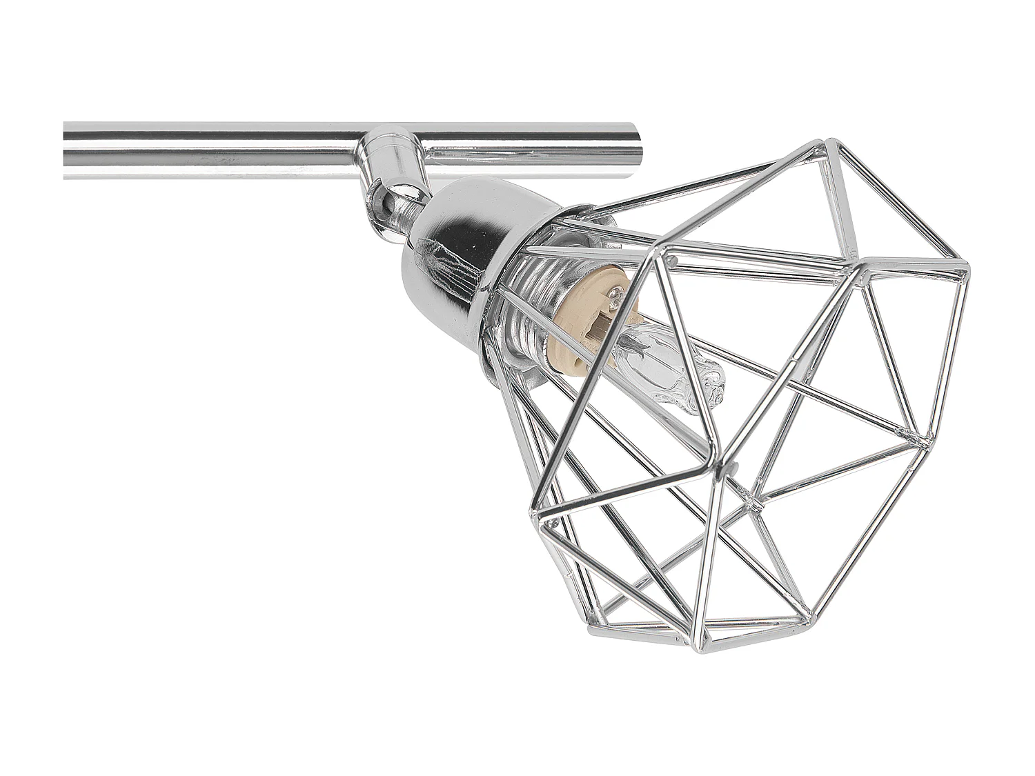 Lampa spot 4-punktowa ERMA Regulowana Metal Srebrny