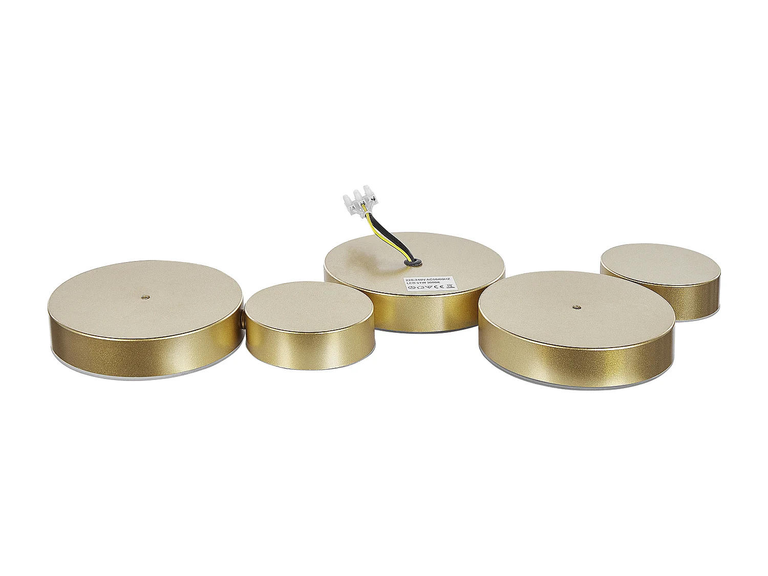 Lampa sufitowa LED LUGA Metal Złoty