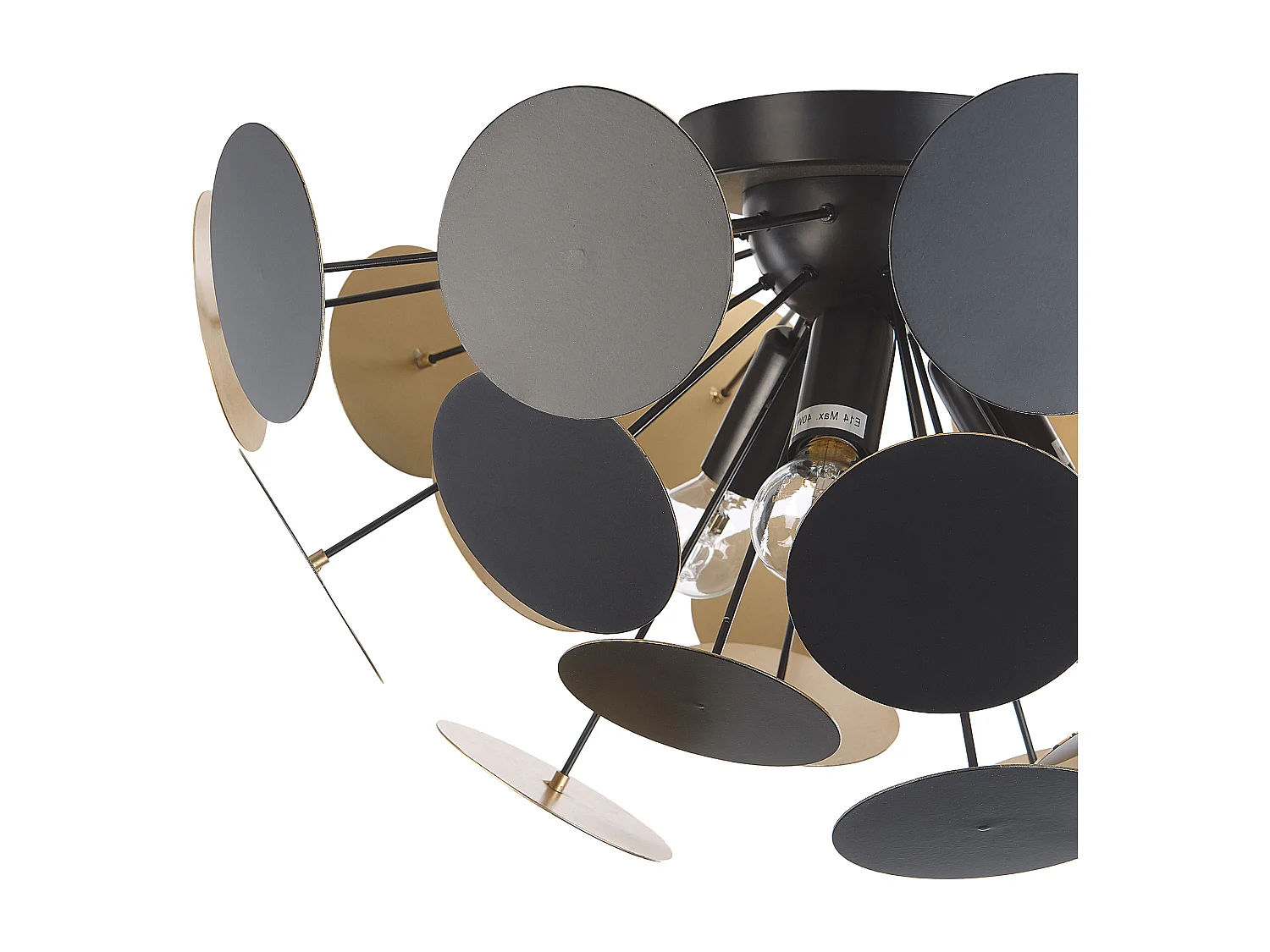 Lampa sufitowa MARITSA Metal Czarny