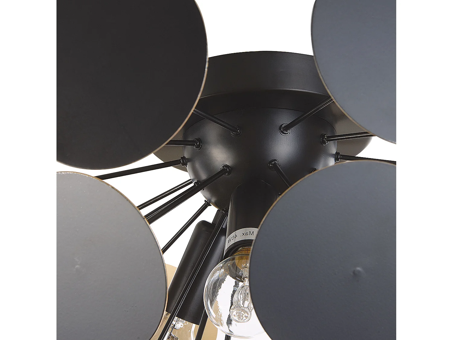 Lampa sufitowa MARITSA Metal Czarny