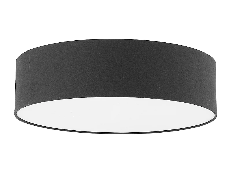 Hängelampe Pendelleuchte schwarz Stoff modern Rena