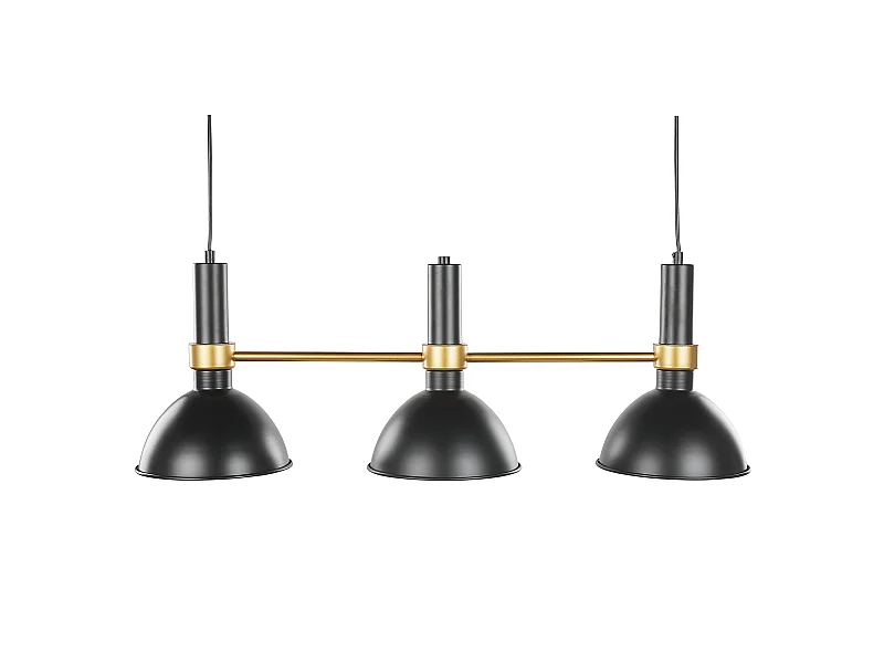 Lampe suspension BELES Métal Noir