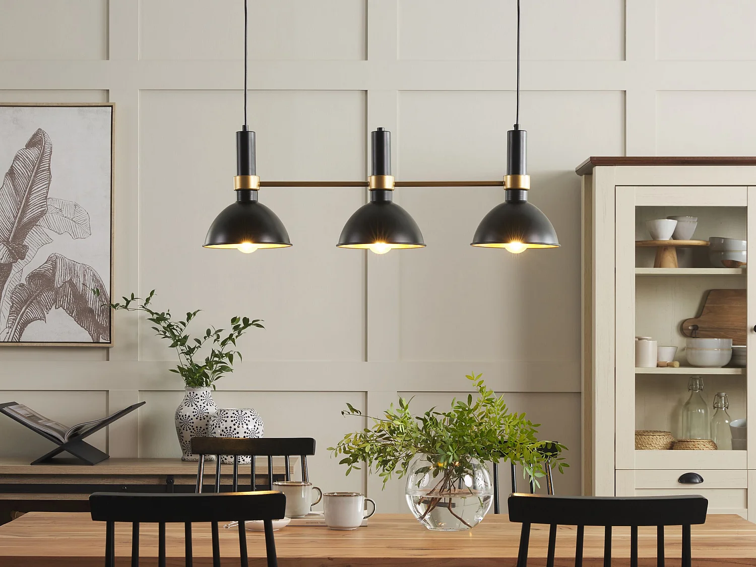 Lampa wisząca BELES Metal Czarny