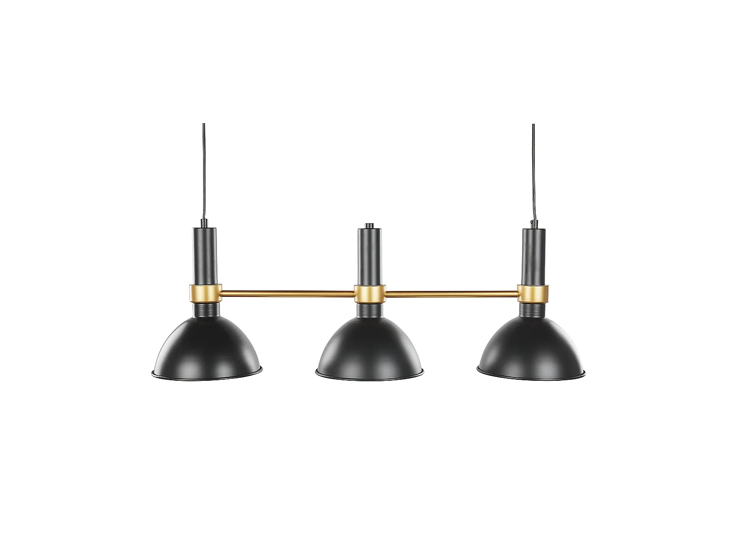 Lampe suspension BELES Métal Noir