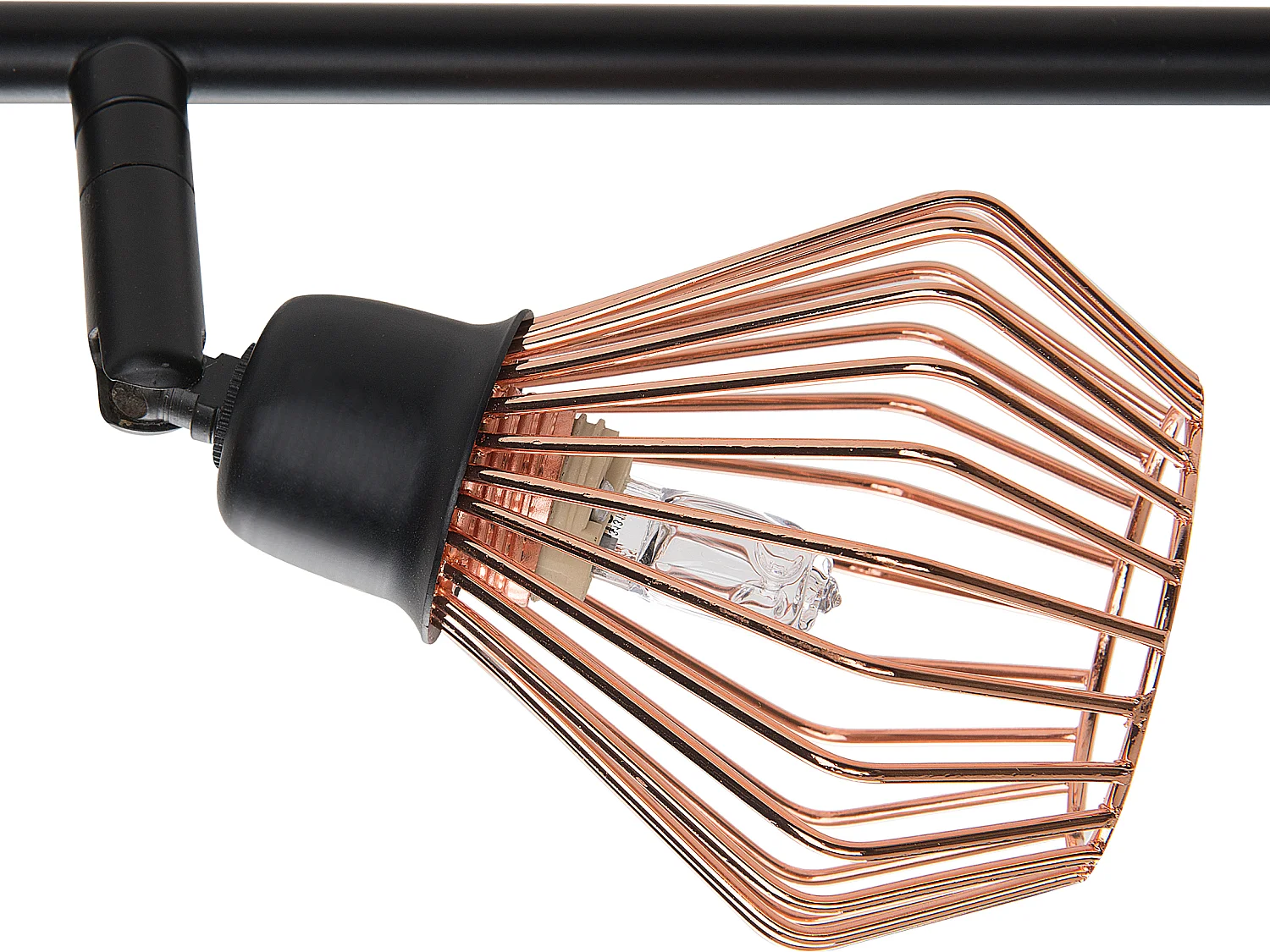 4-lichts spot VOLGA Verstelbaar Metaal Zwart