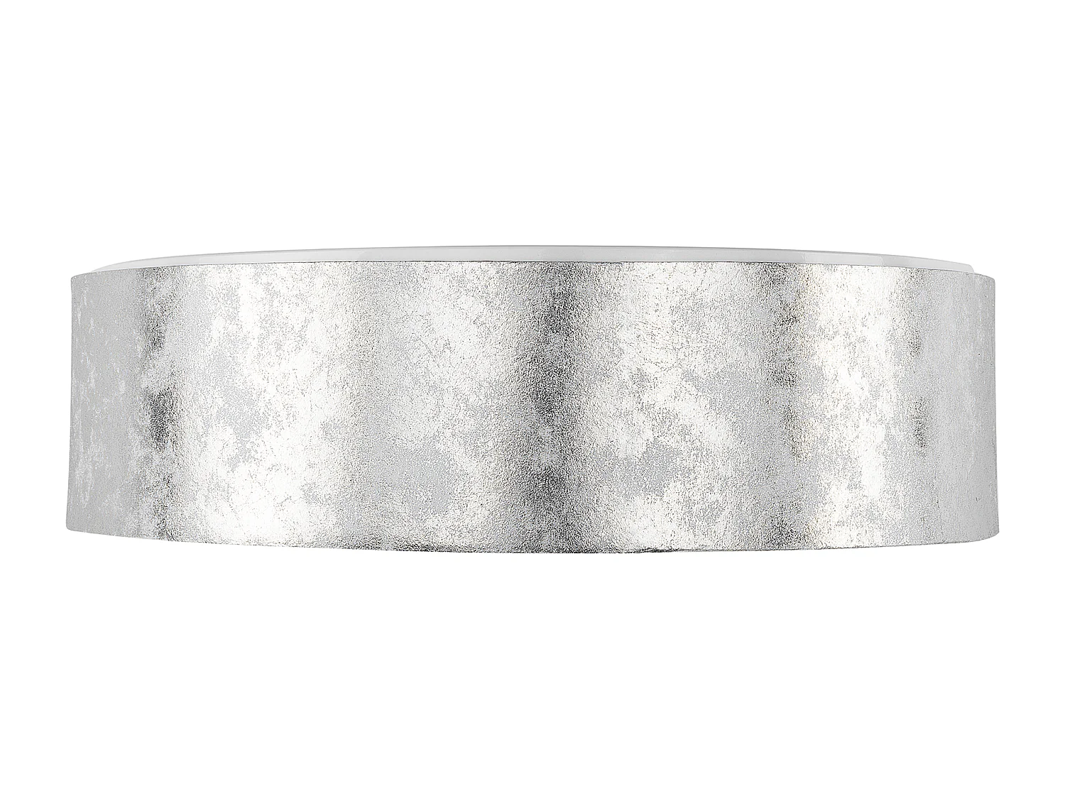 Hängelampe Pendelleuchte silbern Stoff modern Rena