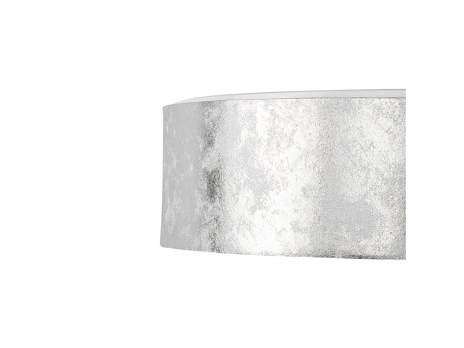 Hängelampe Pendelleuchte silbern Stoff modern Rena