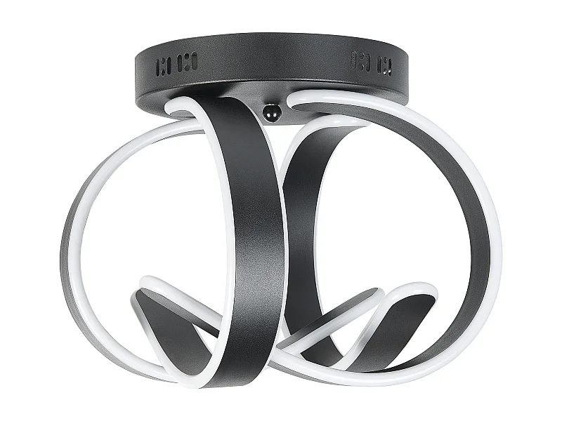 Deckenleuchte LED schwarz Aluminium / Kunststoff für Wohnzimmer Nura