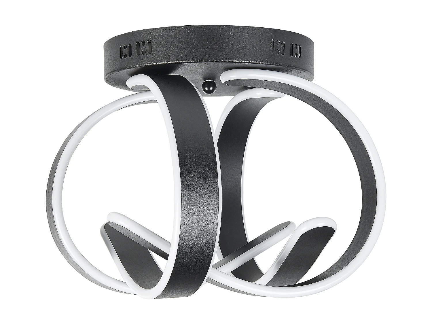 Lampadario a LED NURA Metallo Nero