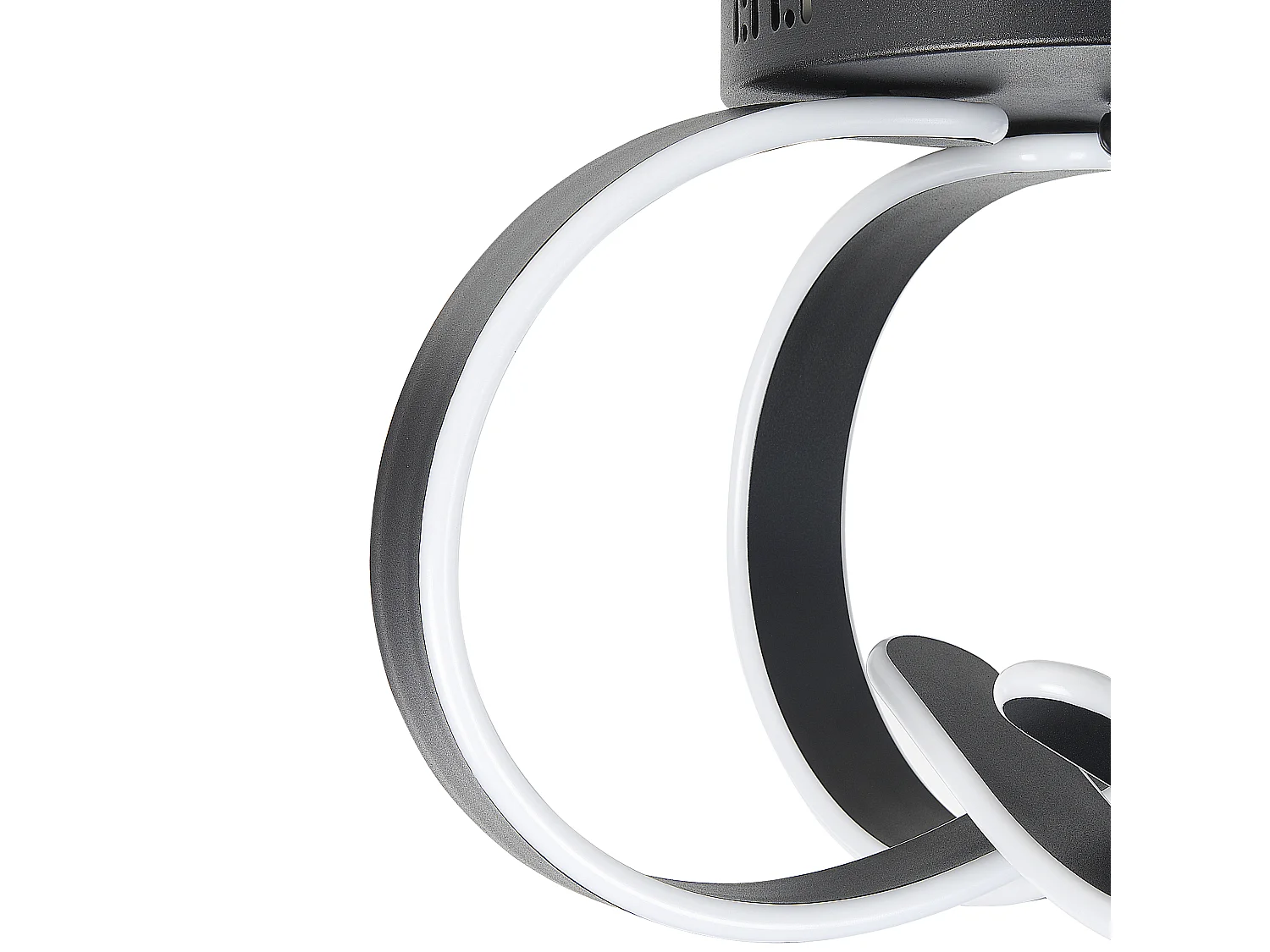 Lampadario a LED NURA Metallo Nero