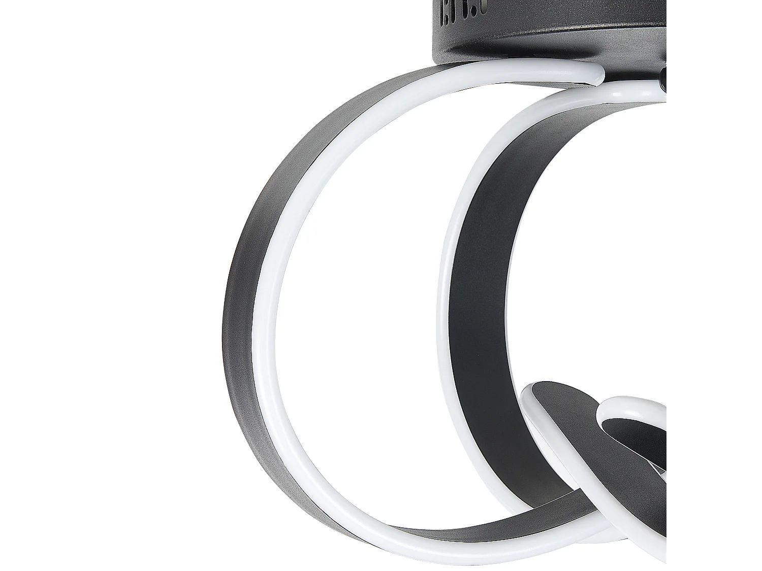 LED plafondlamp NURA Metaal Zwart