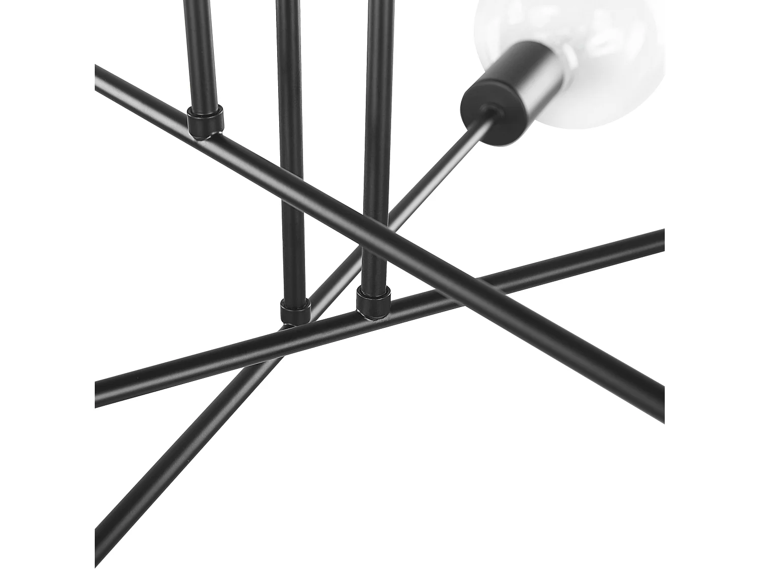 Ceiling Lamp KIDANE Metal Black