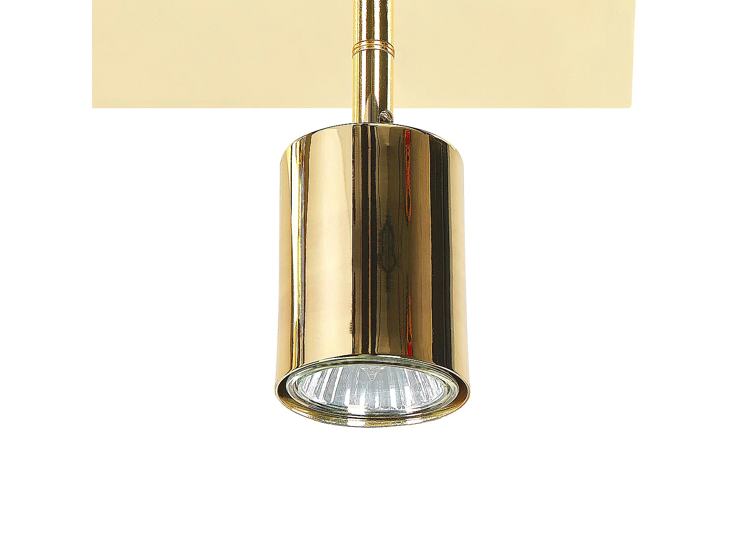 Elegante Deckenleuchte aus Metall in Gold 4-flammig Zylinderform Tigris