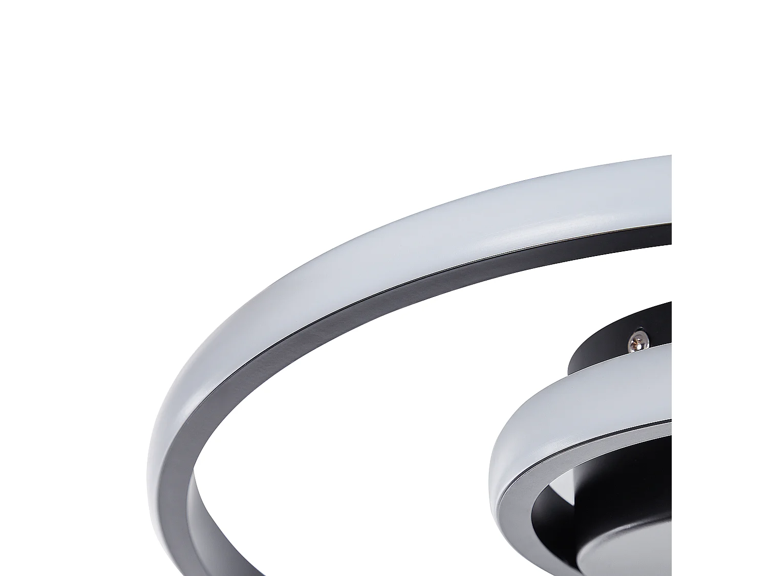 Deckenleuchte LED schwarz Aluminium / Kunststoff für Wohnzimmer Naryn