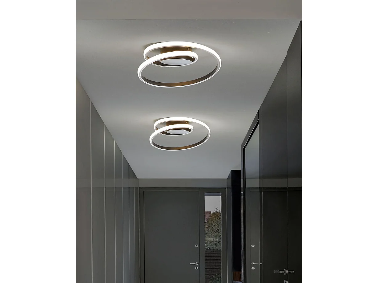 Plafonnier à LED NARYN Métal Noir