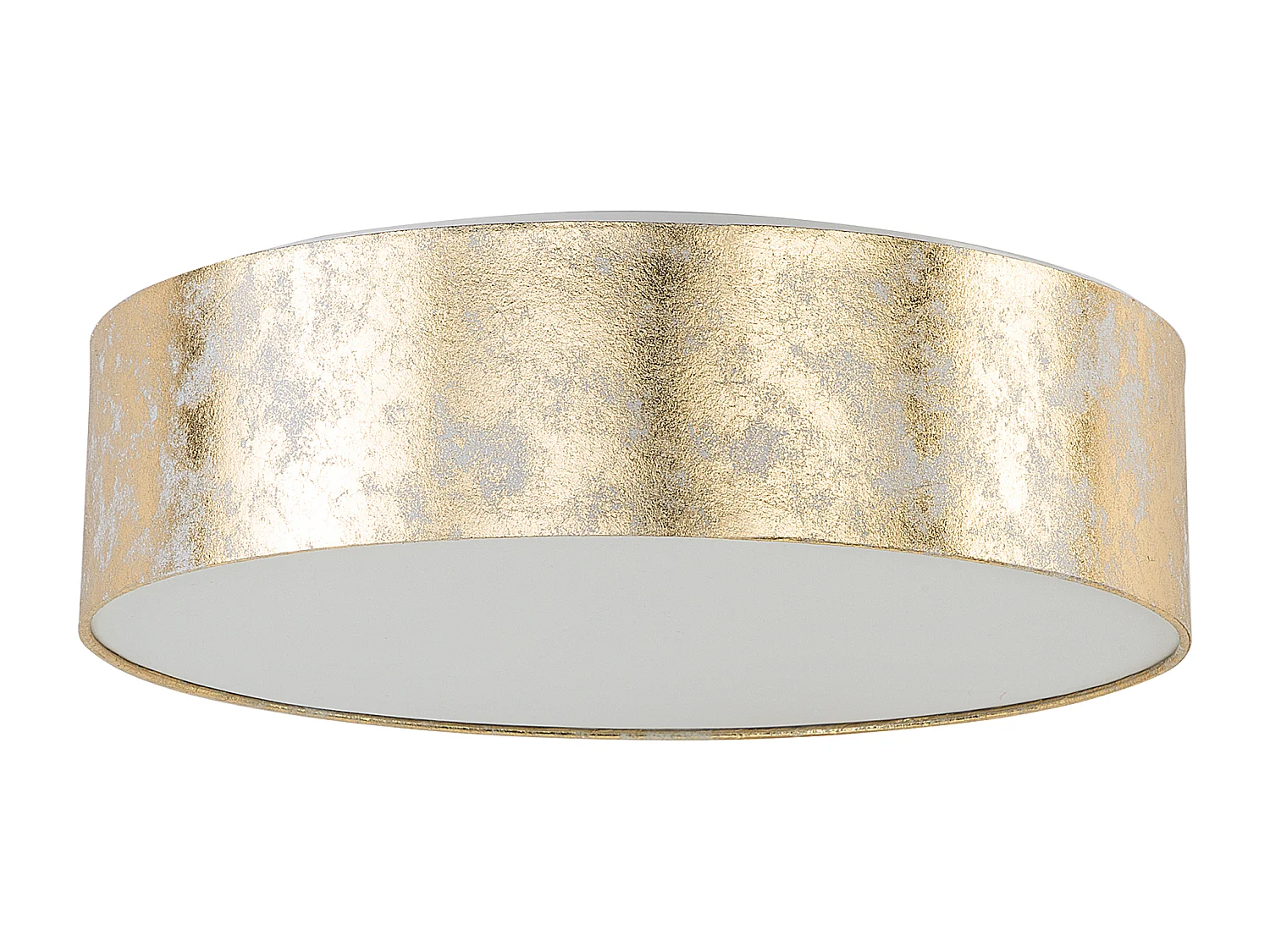 Hängelampe Pendelleuchte gold Stoff modern Rena