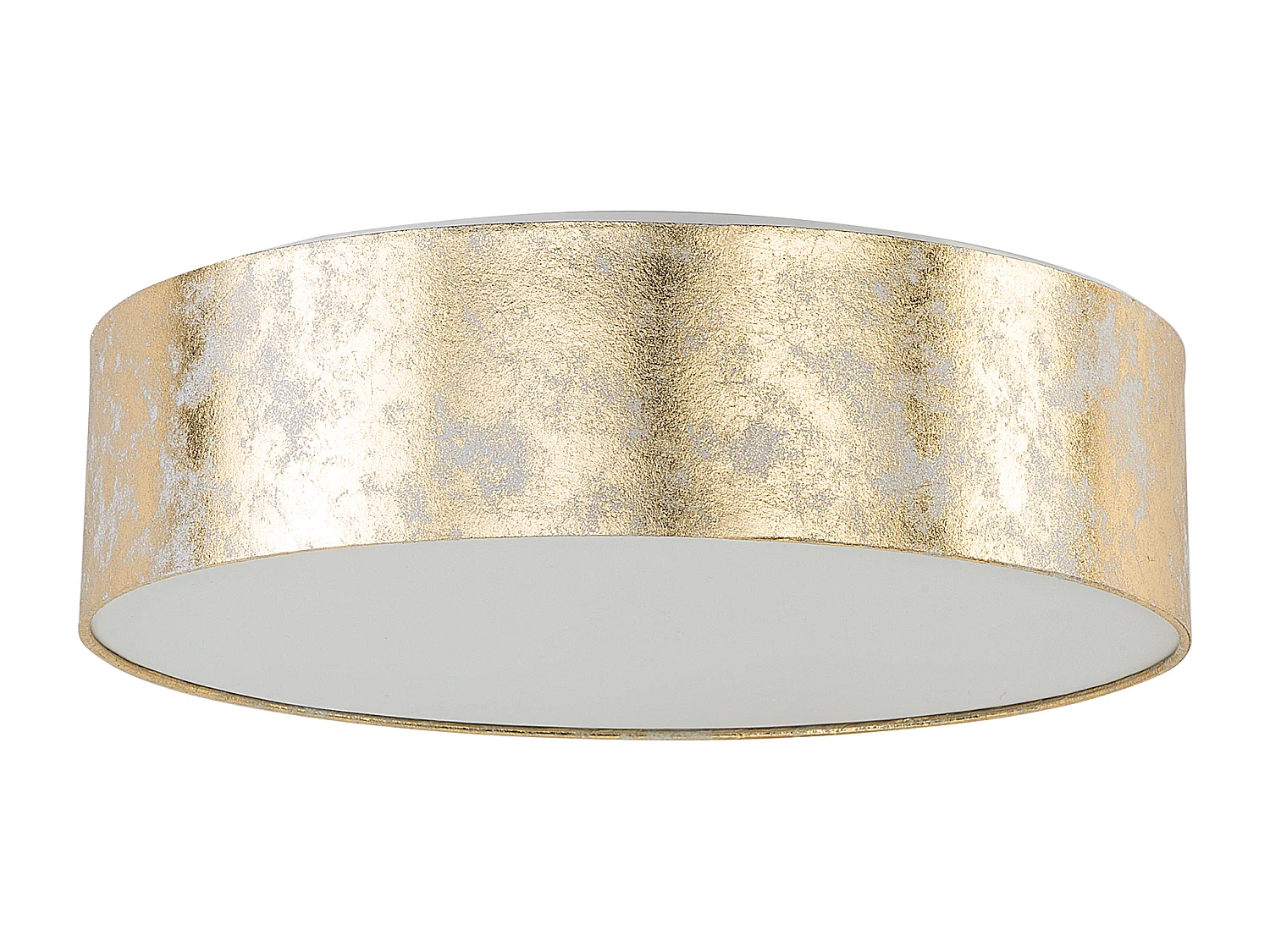 Hängelampe Pendelleuchte gold Stoff modern Rena