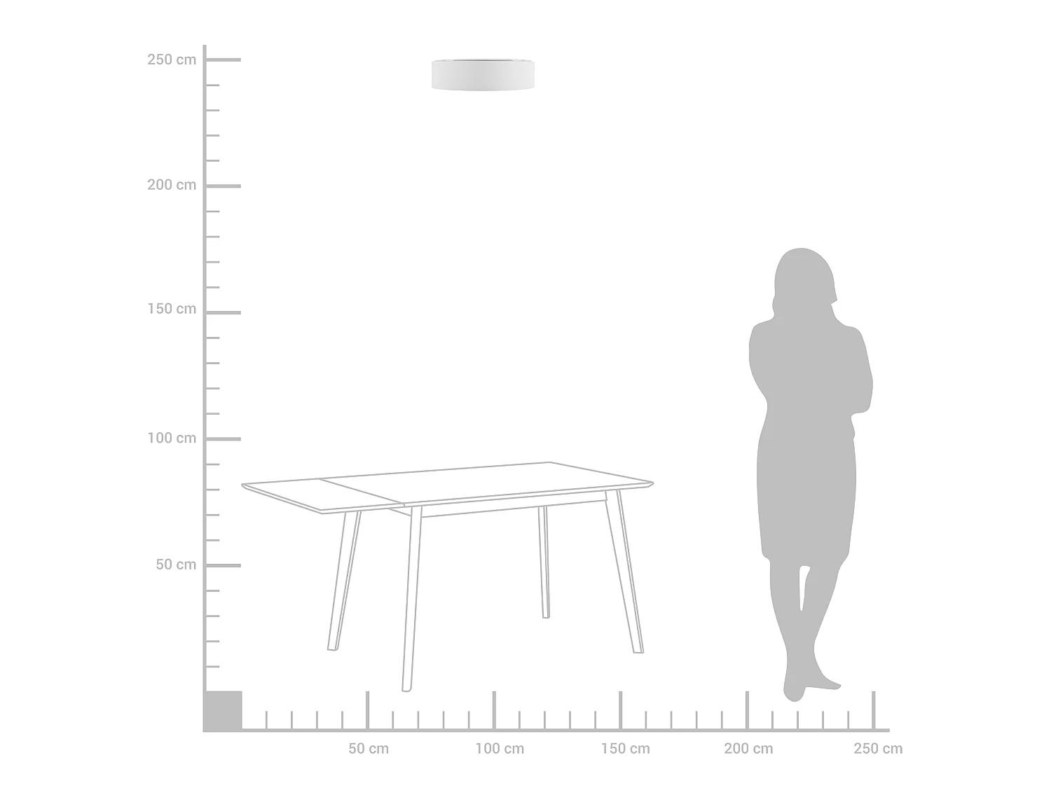 Ceiling Lamp RENA White