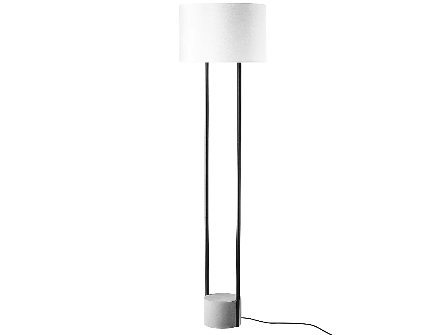 Lampadaire blanc 153 cm REMUS