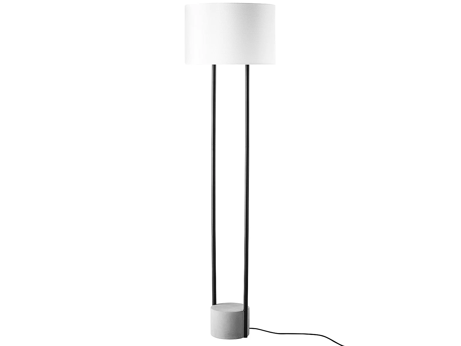 Lampadaire blanc 153 cm REMUS