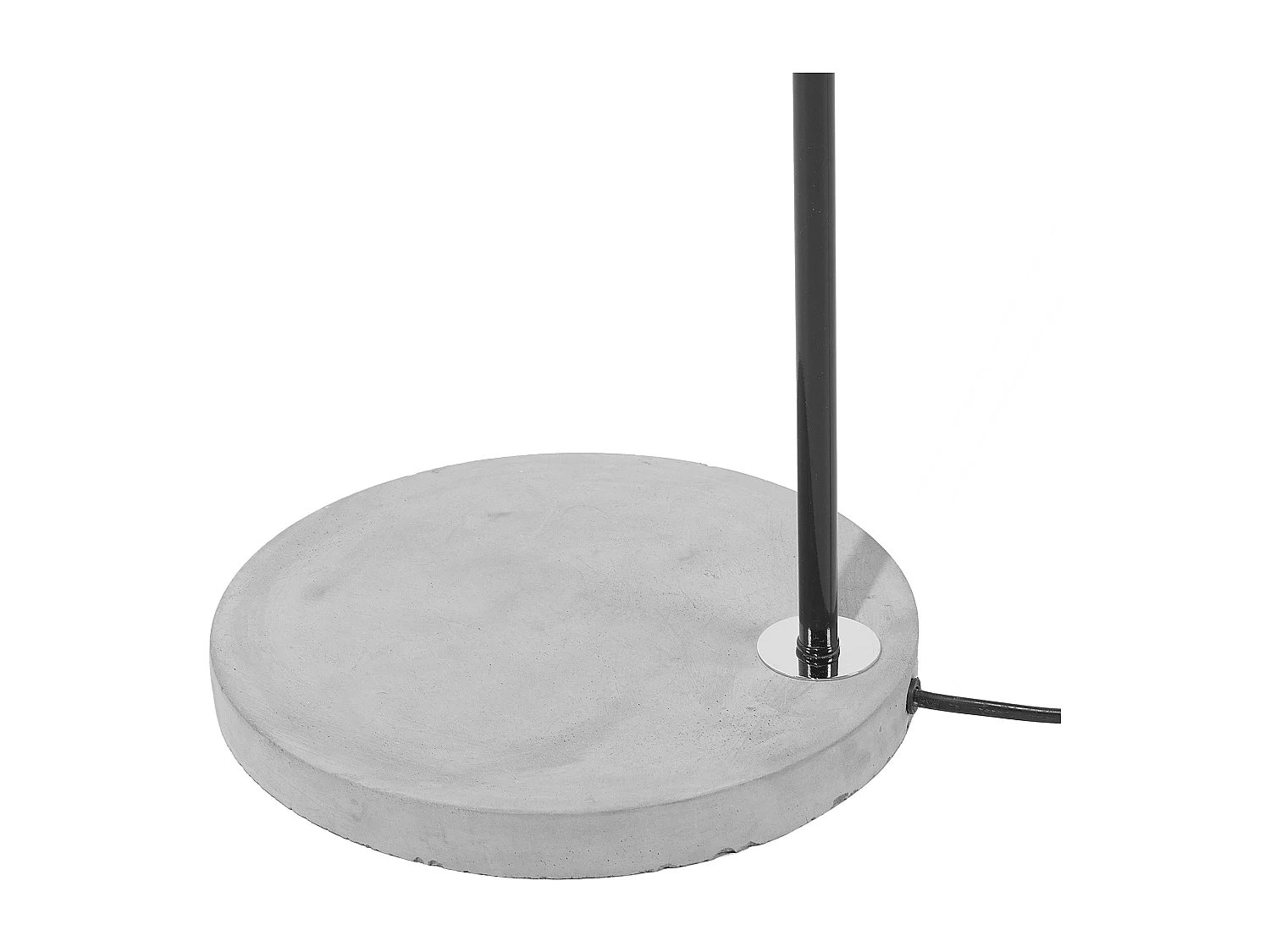 Stehlampe schwarz 165 cm Glockenform CHANZA