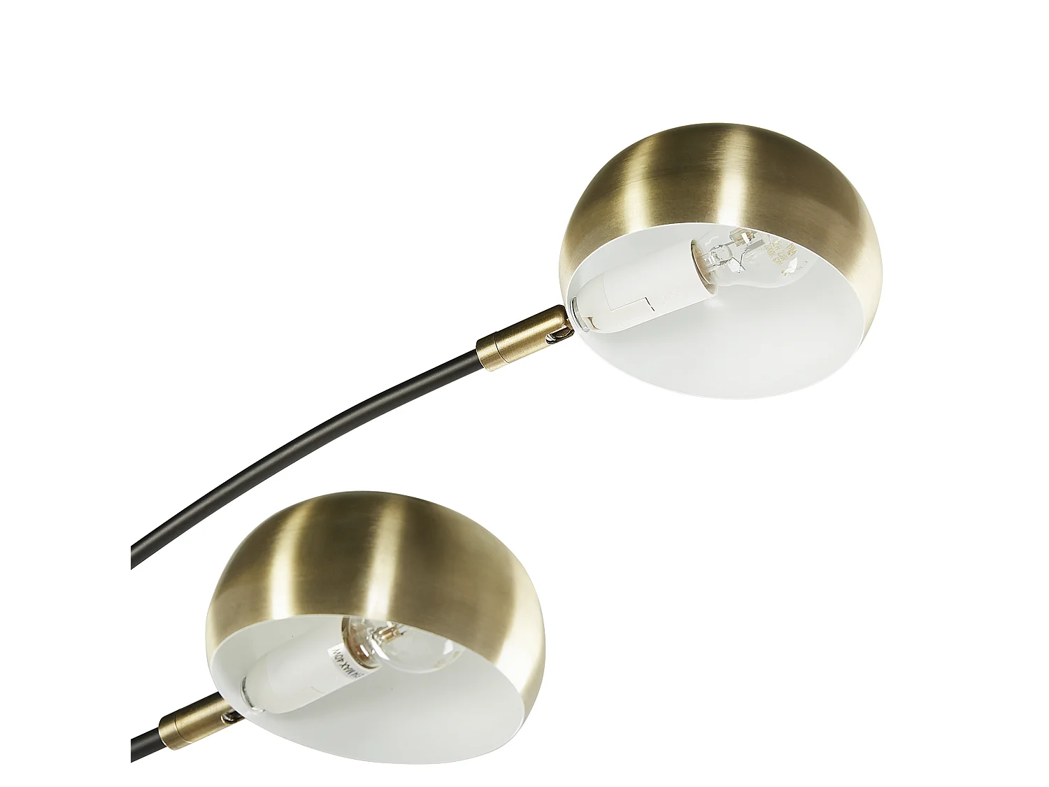 Lampadaire FLINDERS Réglable Métal Noir/doré