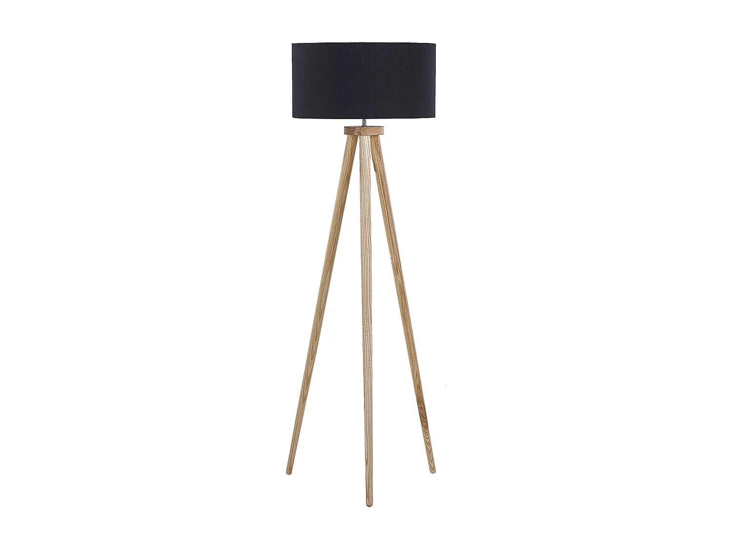Staande lamp NITRA Eikenhout Zwart