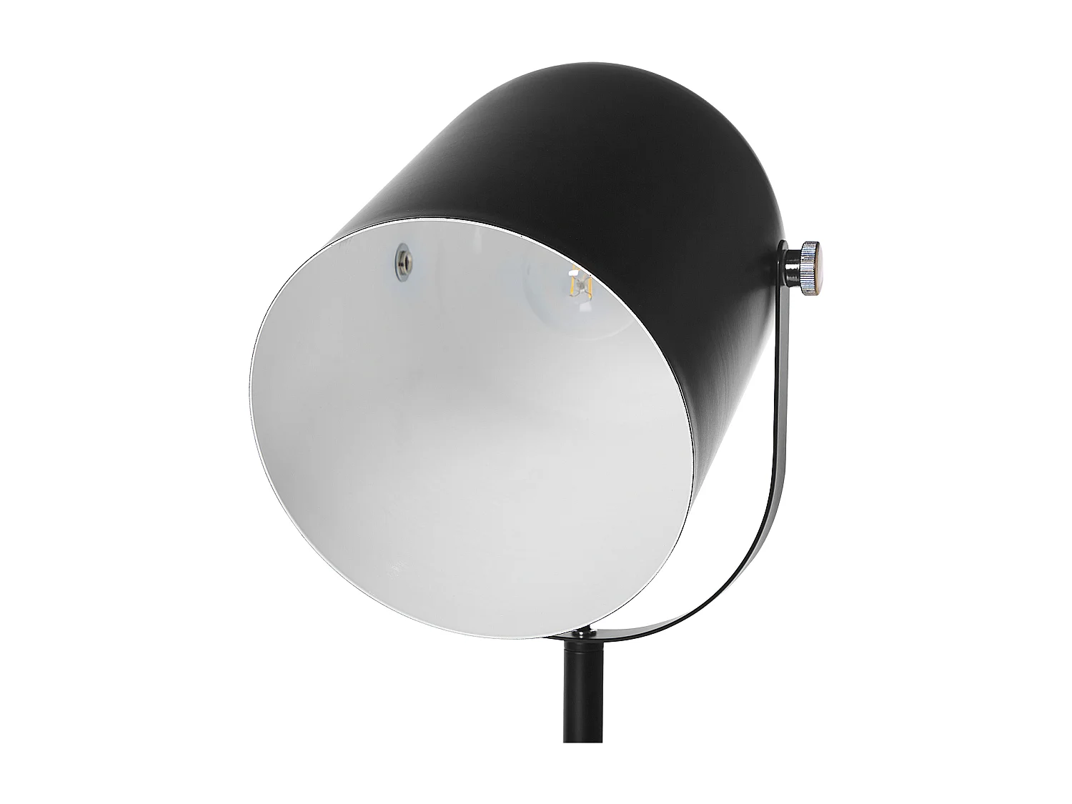 Lampadaire TYRIA Réglable Métal Noir