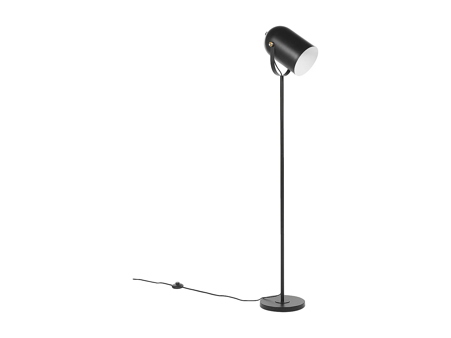 Lampadaire TYRIA Réglable Métal Noir