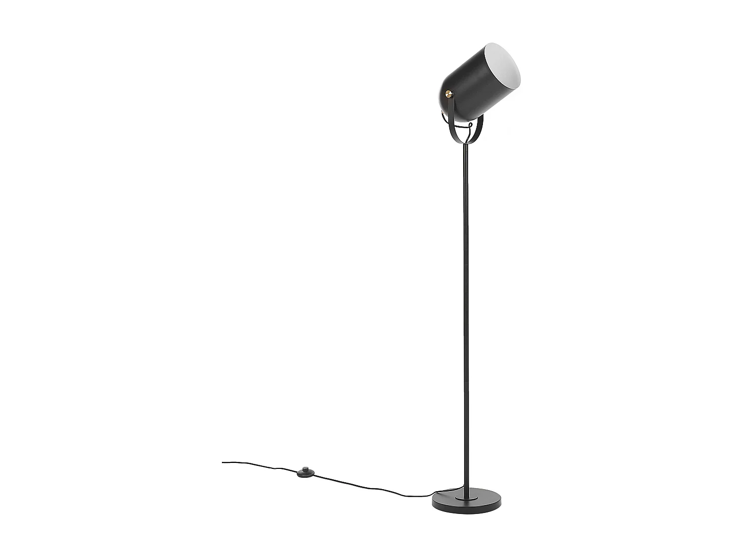 Lampadaire TYRIA Réglable Métal Noir