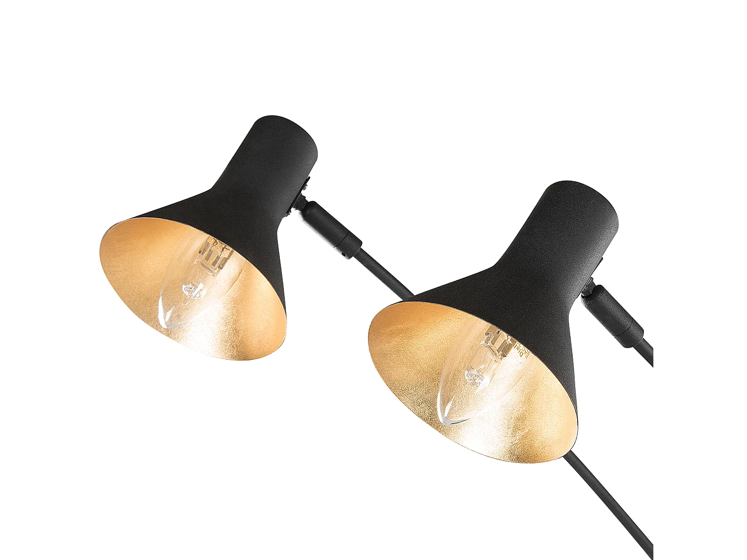 Lampadaire BARAGA Réglable Métal Noir