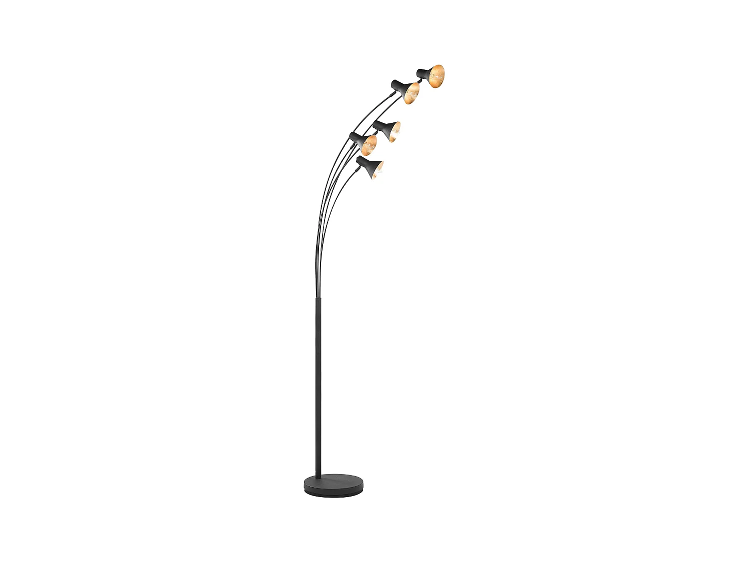 Lampadaire BARAGA Réglable Métal Noir